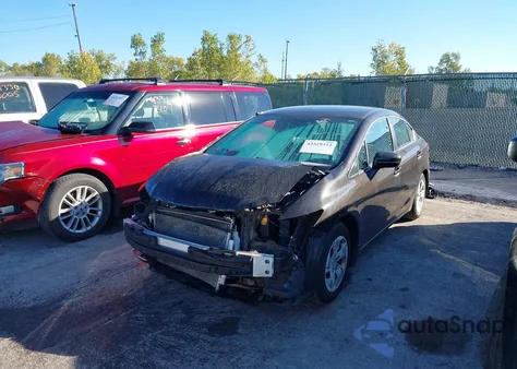 2014 Honda Civic Lx из США, поврежденный, VIN 2HGFB2F53EH517056